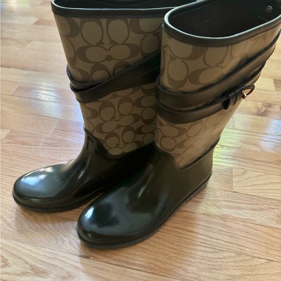 COACH Winter / Rain Boots Size US 8 - Picture 6 of 9